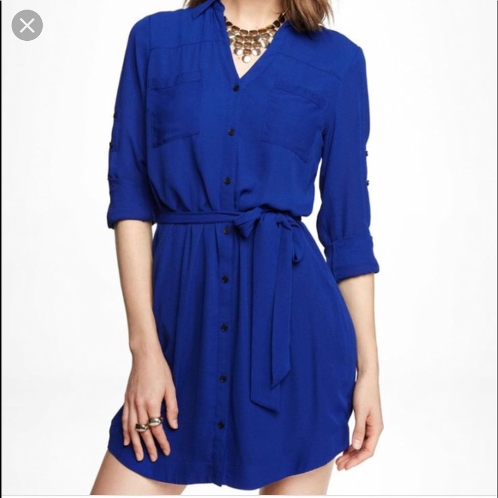 Express Portofino Shirt Dress